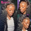 AliPearl Hair Real HD Lace Front Human Hair Wigs Pre Plucked Water Wave 5x5 HD Transparent Lace Wigs Peruvian Hair For Woman 5