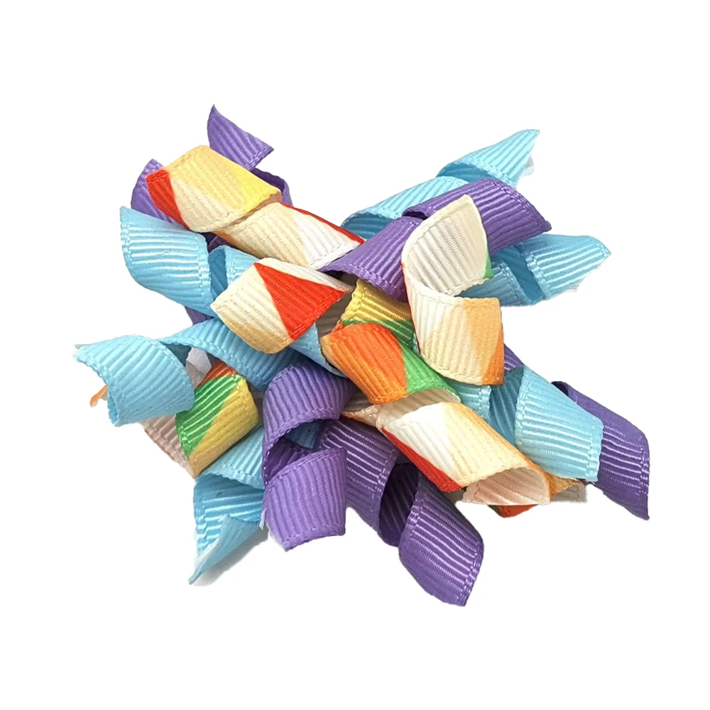 50/100pcs Dog Bows Spring Style Small Dog Bows Pet Dog Cat Hair Accessories Rubber Bands Dog Grooming Accessories 2