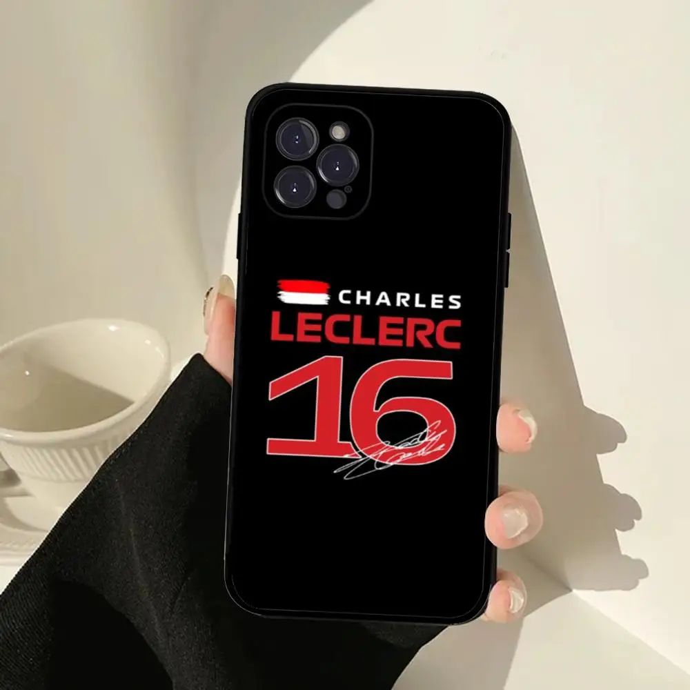 thumbnail image 1 of Funda de teléfono Charles Leclerc 16 F1 para IPhone 15 14 13 12 Mini 11 Pro XS Max X XR SE 6 7 8 Plus, funda de silicona suave, 1 of 5