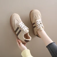 Women's Shoes Autumn New Fashion Casual Shoes College Style Wide Toe Soft Comfortable Flat Shoes Outdoor Casual Sports Shoes 4