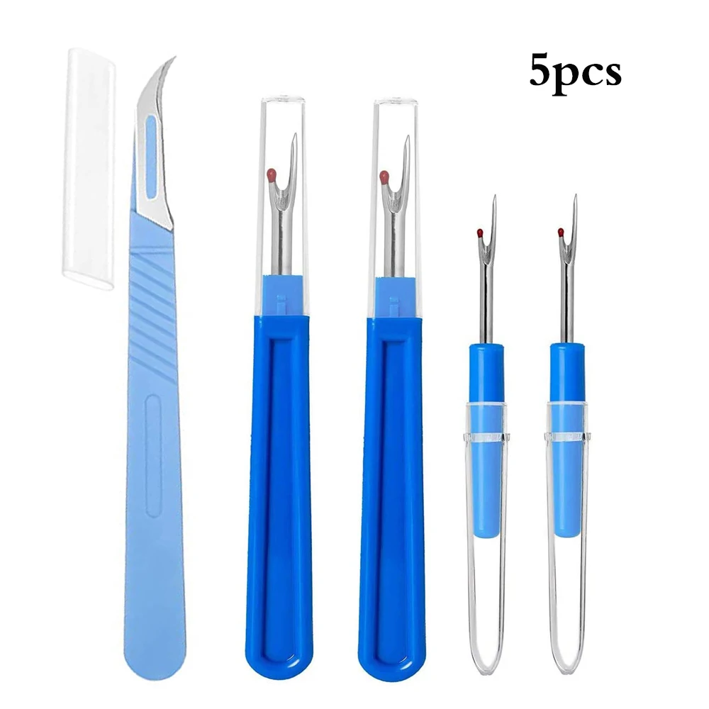 5/3PCS Small and Large Seam Ripper Kits with Stitch Ripper Seam Cutters Thread Remover Tool for Clothes Crafting Embroidery 