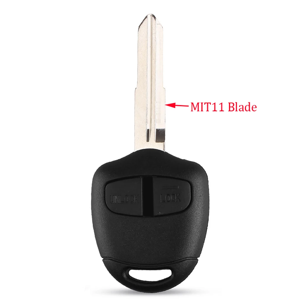 1 pc 433MHz 2 pulsanti chiave a distanza per auto con Chip ID46 e batteria adatta per MSUBISHI Tron Pajero Outlander ASX Lancer M8 Lama  34