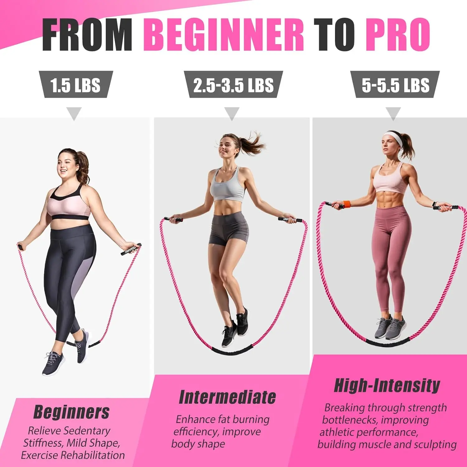 Women’s Weighted Fitness Jump Rope 5