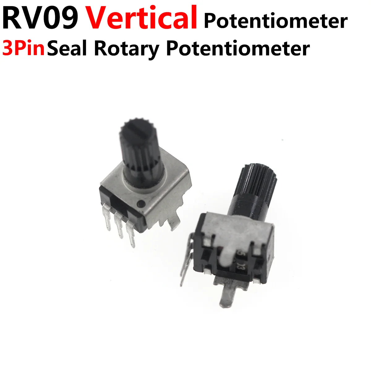 20PCS RV09 Vertical 12.5mm Shaft 1K 2K 5K 10K 20K 50K 100K 1M 0932 B103 Adjustable Resistor 0932 3Pin Seal Rotary Potentiometer 10pcs rv09 vertical 7 5mm shaft 1k 2k 5k 10k 20k 50k 100k 1m 0932 adjustable resistor 0932 3pin seal rotary potentiometer