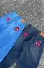Y2K American Street Style Kawaii Spider Embroidery Loose Skate Jeans Hip-hop Fashion Gothic Retro Denim Pants 5