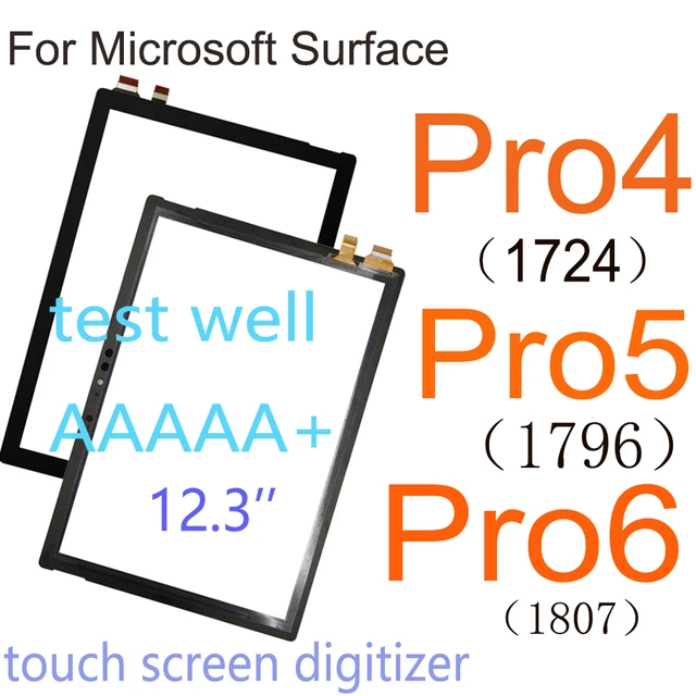 12.3original Pro5 Lcd For Microsoft Surface Pro 5 1796 Lcd Display Touch  Screen Digitizer Assembly Small Board Lp123wq1 Tools - Tablet Lcds & Panels  - AliExpress