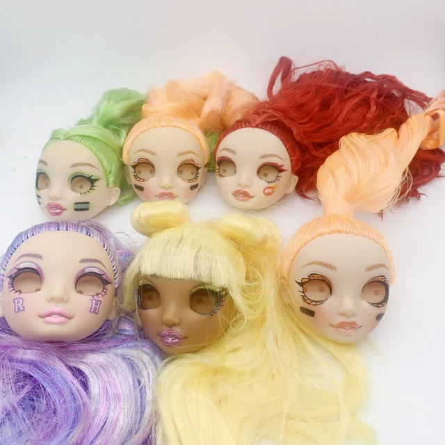 1Pcs Original Rainbow School Big Sister Doll Head Multi-Style