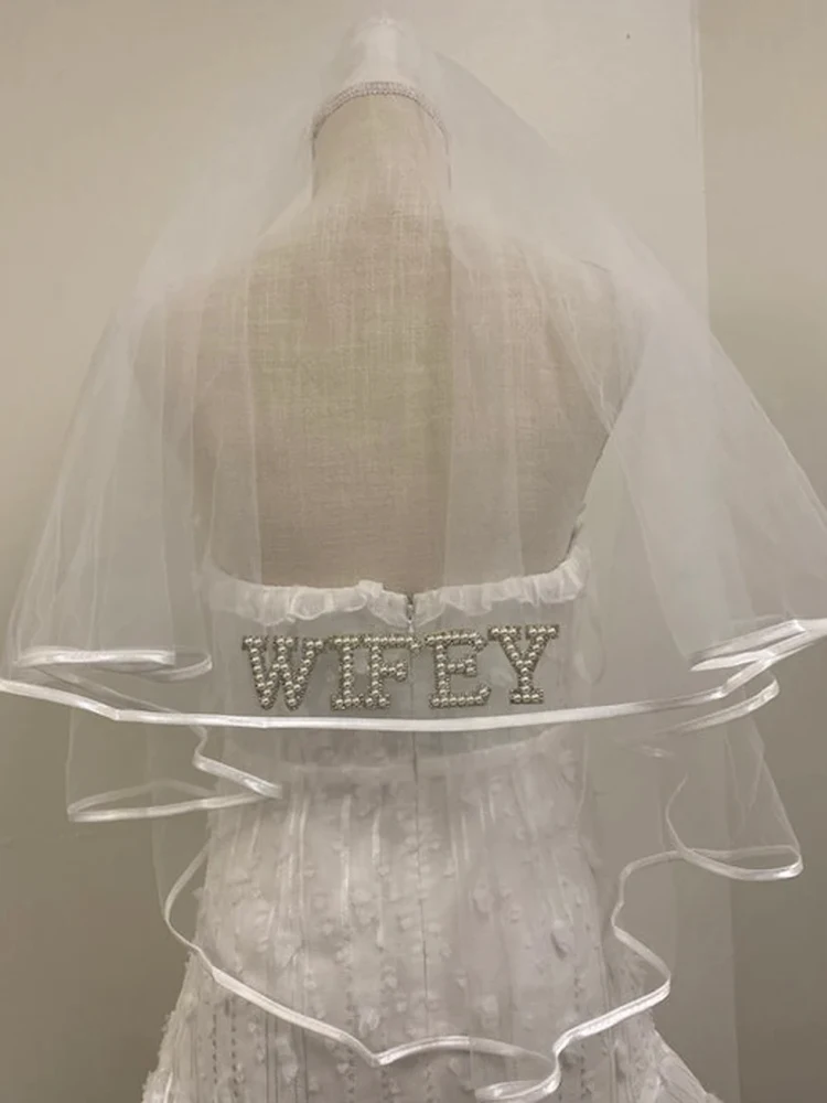 Bachelorette Veil Bridal Shower Veil Future Mrs. Veil Mrs. Veil