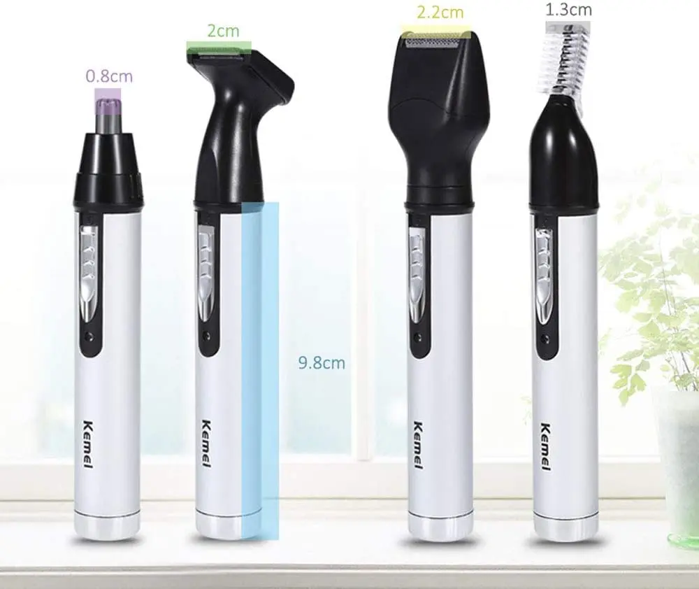 Origina 4in1 Rechargeable Nose Ear Hair Trimmer For Men&Women Grooming Kit Electric Eyebrow Beard Trimer Nose And Ears Trimmer 2