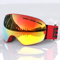 Big UV400 Double Layers Anti-fog Ski Goggles Lens Ski Mask Glasses Skiing Snow Snowboard Eyewear Mirror polarize Goggles for men 1