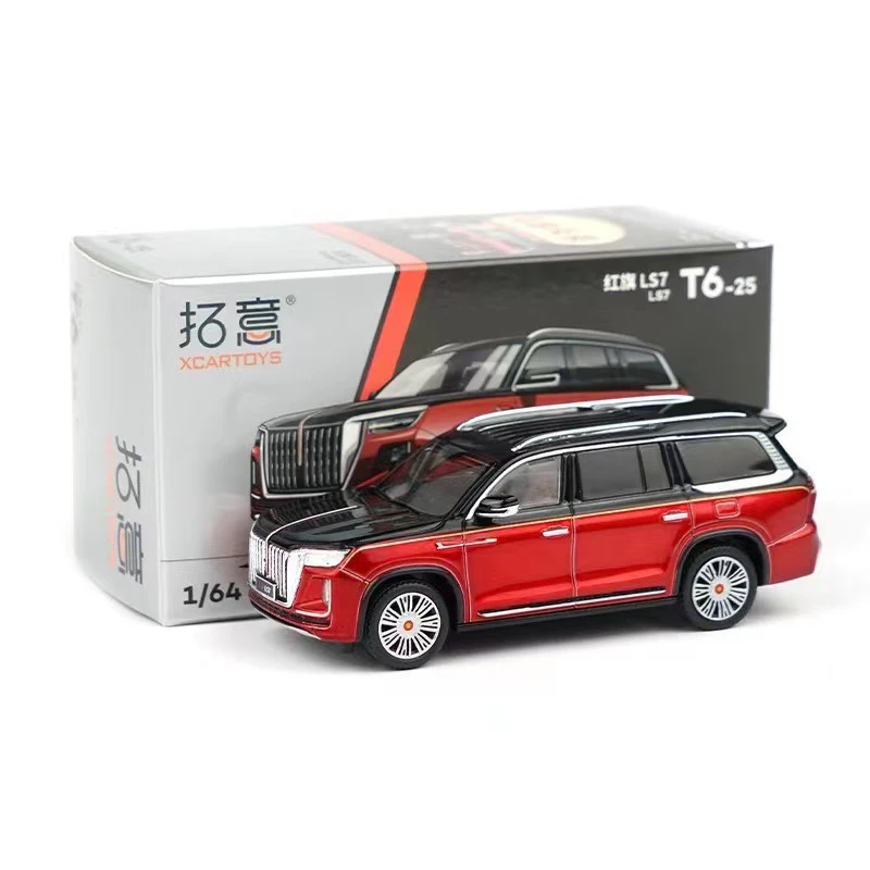 

Diecast Alloy 1:64 Scale LS7 SUV Off-road Vehicle Car Model Red Black Adult Toys Classic Souvenir Collection Gift Static Display