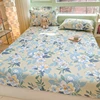 Floral Style Fitted Sheet Pure Cotton Bed Cover sabanas Adults Kids Bed Sheets Soft Bed Linen for Home (Pillowcase Need Order) 2