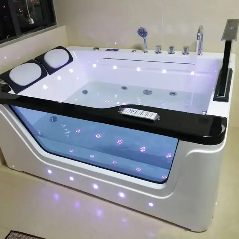 Freestanding Acrylic Massage Bathtub 1