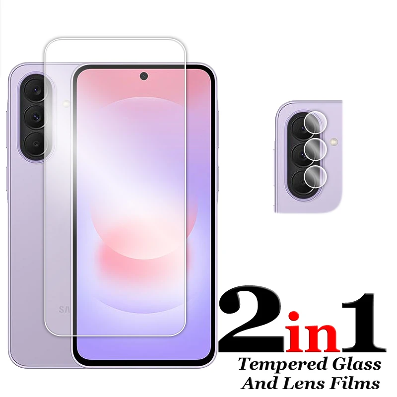 Transparent Tempered Glass Screen Protector & Lens Film
