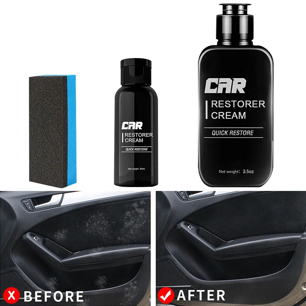 Car Restorer Paste 100ml Auto Plastic Leather Refurbishment Agent