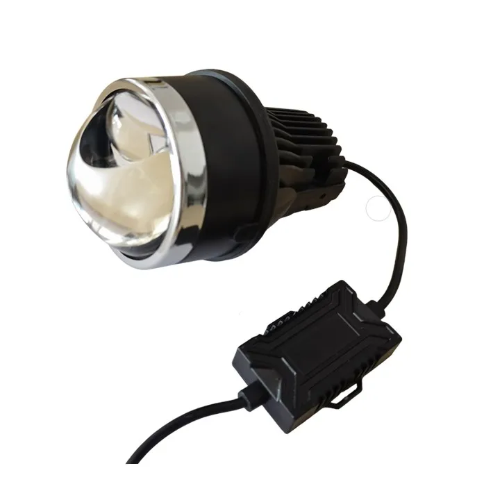 

Waterproof 3.0 Inch Bi LED Projector Lens Car Fog Light 12V Headlight Lamp 40W Gold Color Biled