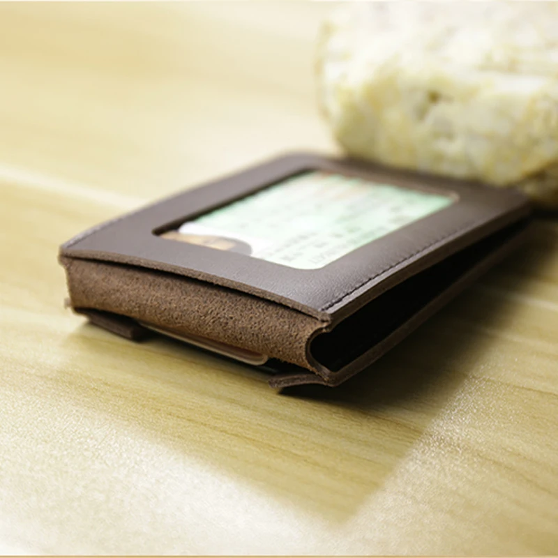 Manual Driver's License Bag Multiple Bank Card Holder Woman Cards Wallet Mens Real Pickup Credit Man Men Wallets Leather Case Id