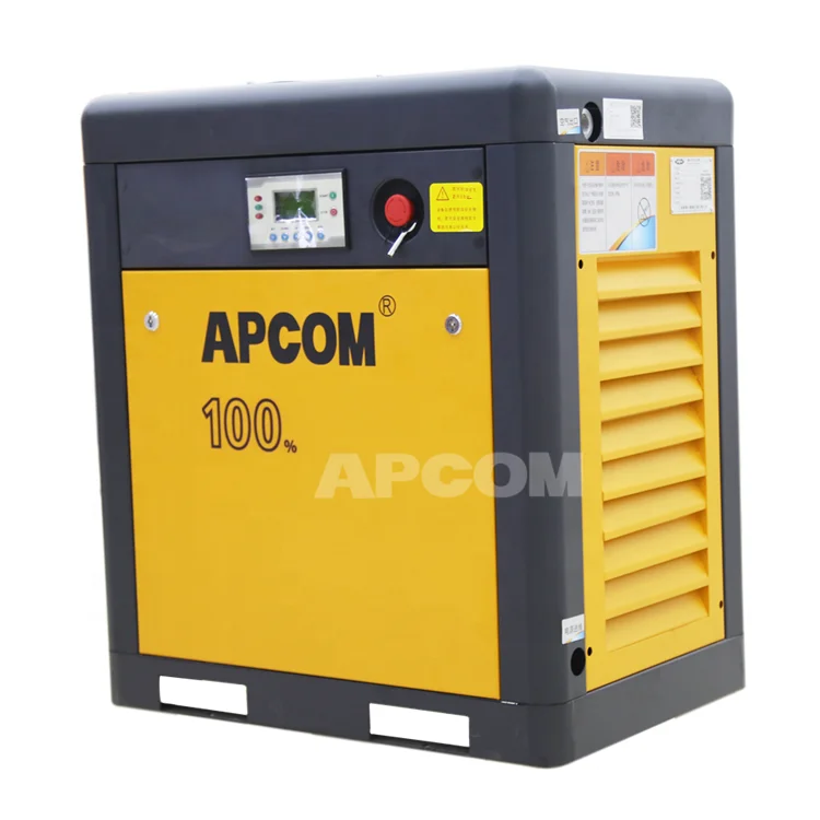 

Low Noise APCOM aircompressors 7.5 KW 10 air compressor 7.5kw 10 rotary screw compressors air-compressors