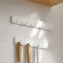No punching hook door back row hook strong viscose kitchen bathroom bathroom waterproof wall hanging clothes hook