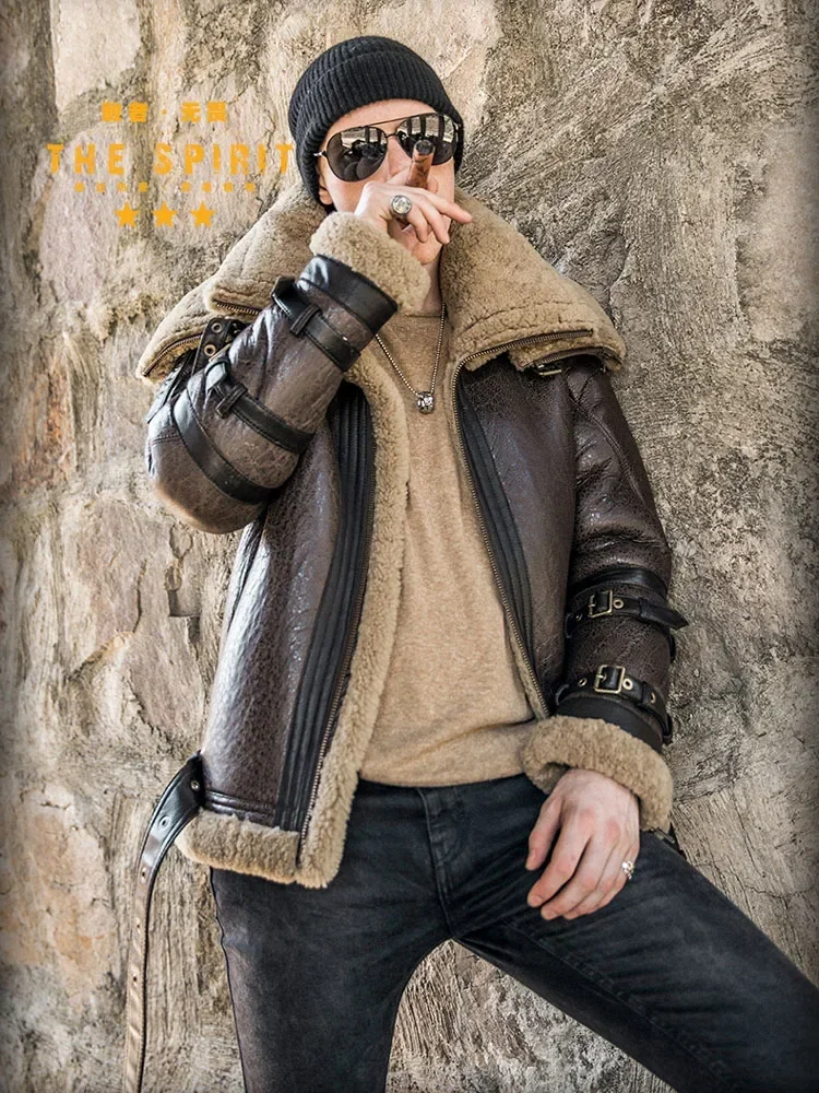 雰囲気抜群◎ユーロ　レザーJKT　SHEEPSKIN ダブル　vintage Retro Grade 羊革ダブルライダース SHEEPSKIN DOUBLE RIDERS