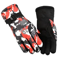 Warm Ski Gloves Polyester Warm&Light Waterproof And Breathable The Wrist Can Be Tightened And Relaxed for A Better Fit 2