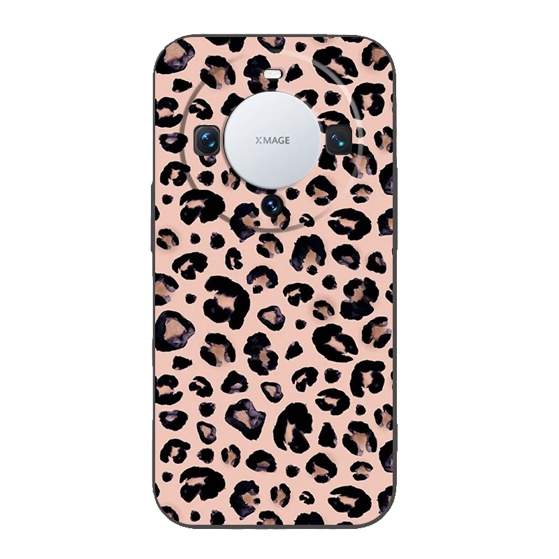 Leopard Print Silicone Phone Case Cover