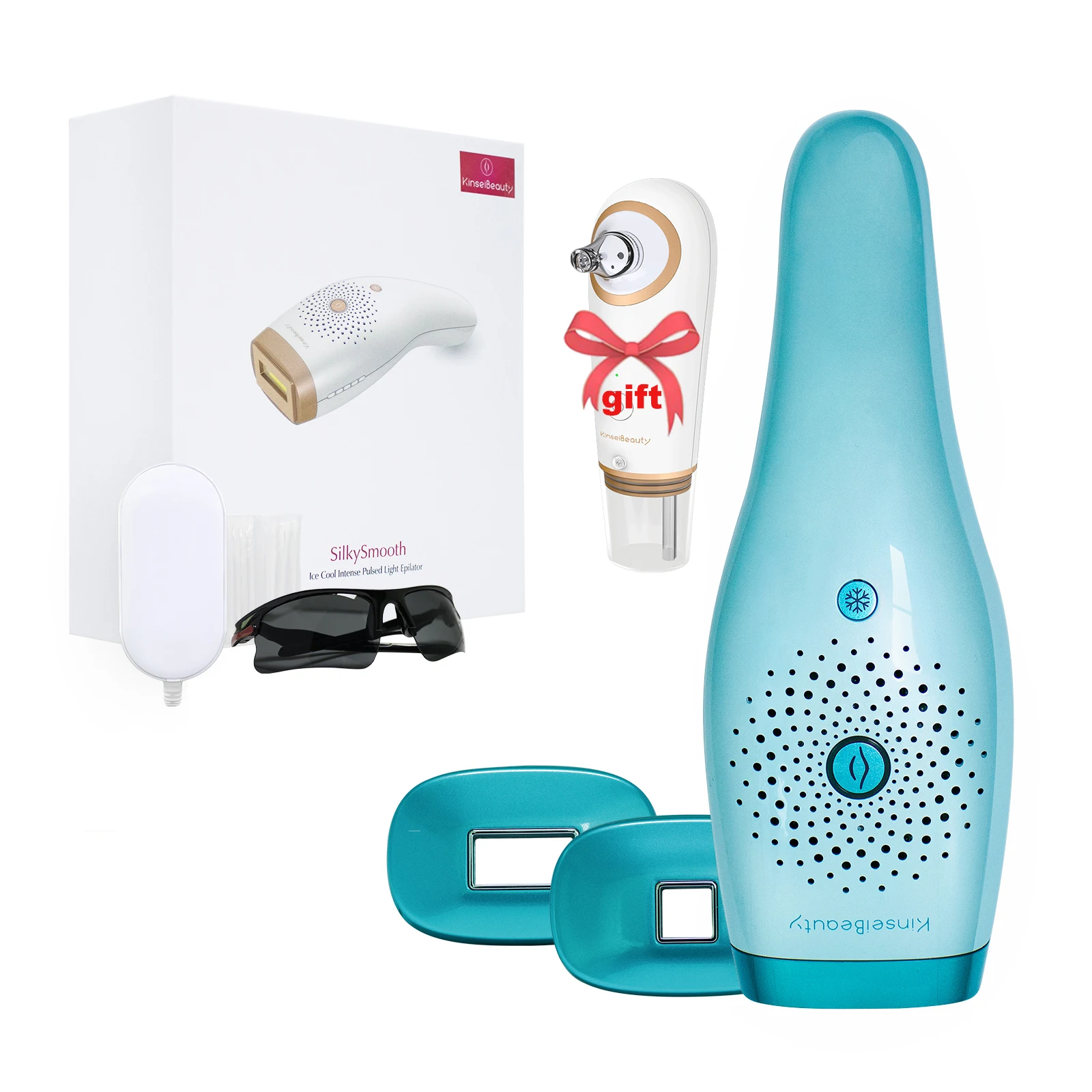 Kinseibeauty المنزل نقطة الجليد جهاز إزالة الشعر ،...