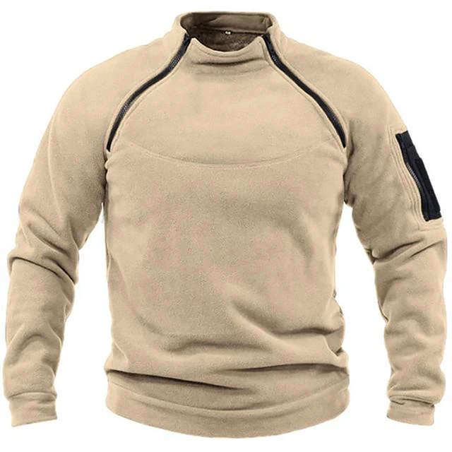 Men’s Tactical Fleece Pullover Jacket 4