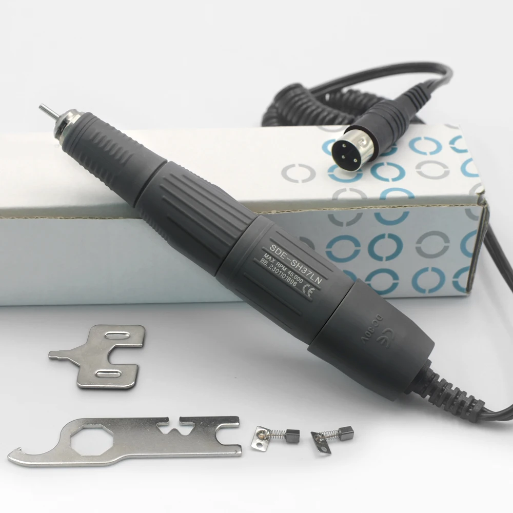 45000 & 35000 RPM Electric Professional Nail Sander Drill Pen Micromotor Polishing Machine Handpiece 2.35mm