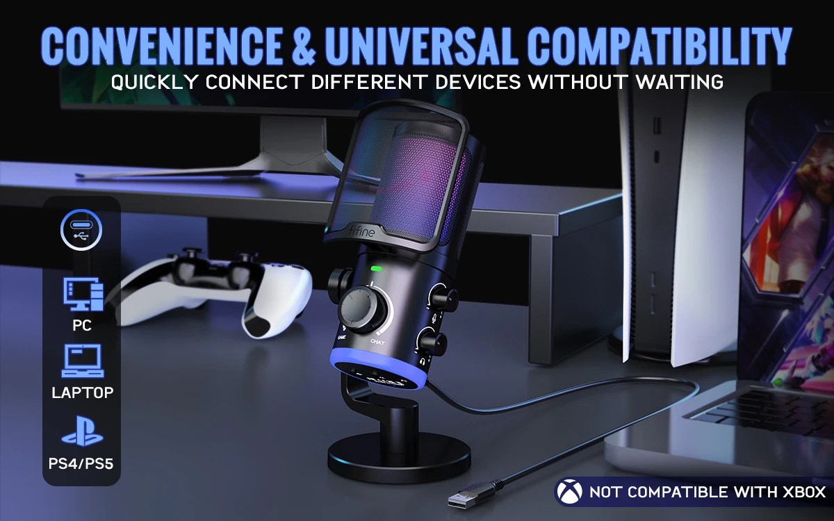 FIFINE USB Microphone Compatible Devices