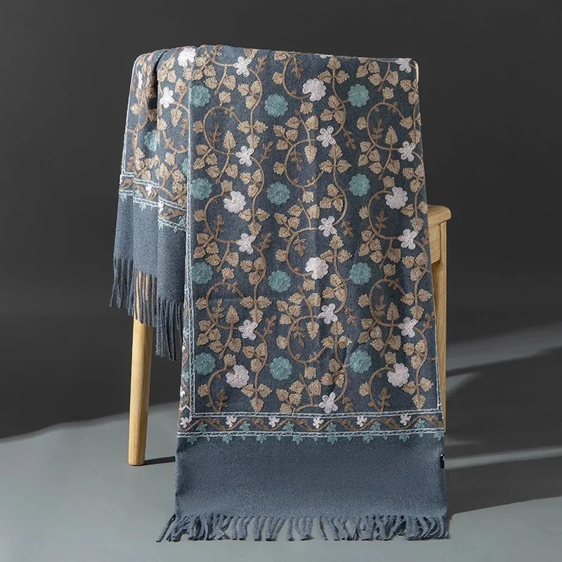 Ginkgo leaf-dark heather gray