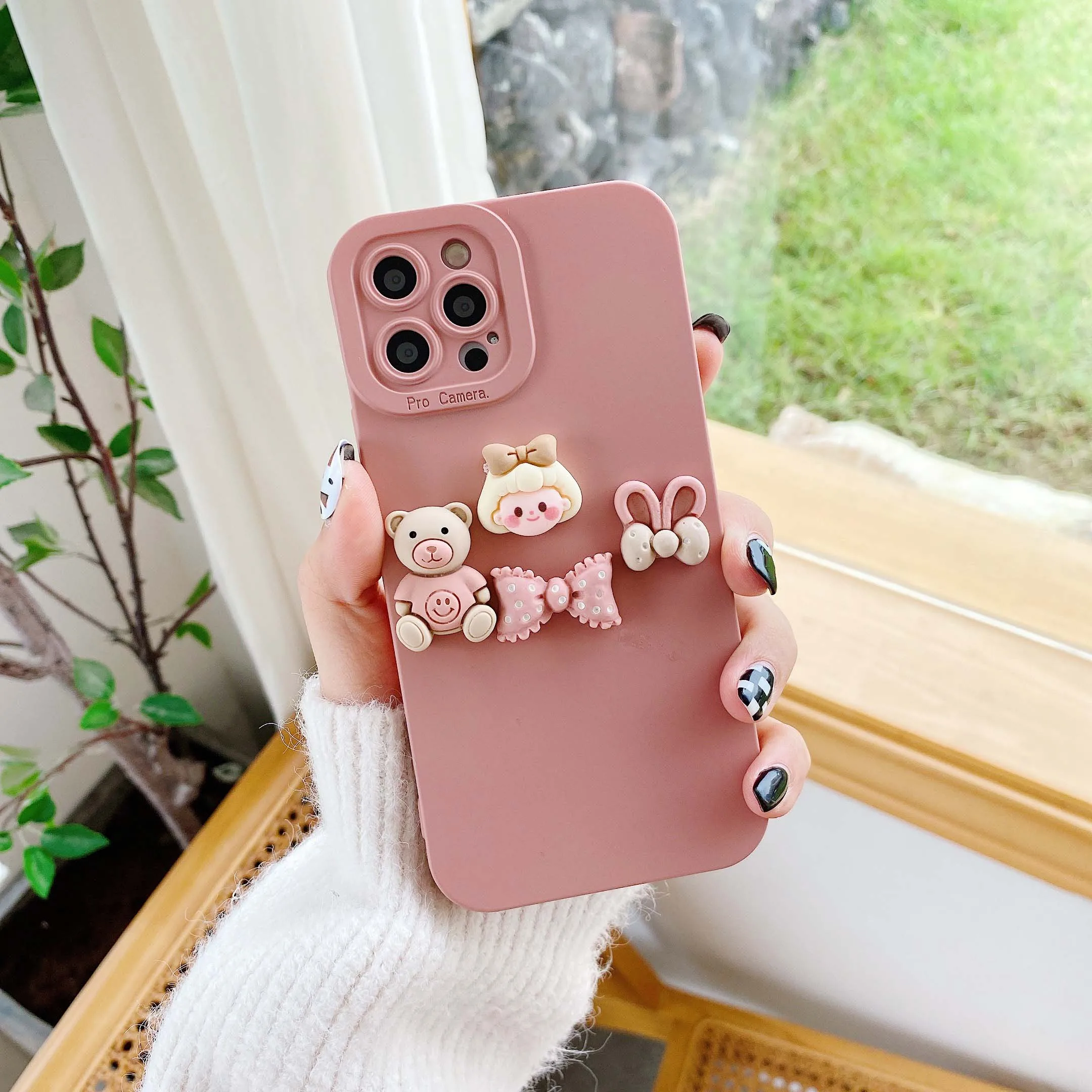 Luxury Designer For iPhone 11 12 13 Pro Max 6 7 8 Plus X XS Max XR SE 2 3  Cover 3D Bear New Phone Cases For Apple iPhone Series - AliExpress