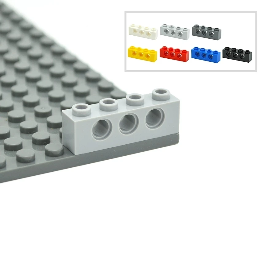 Technical Building Block MOC Combination Studded Long BeamHole Thick Bricks Compatible 3703 32018 3895 2730 3894 370