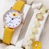 Keglect [Watch+Bracelet] Children's  Quartz Chrysanthemum Cute   1