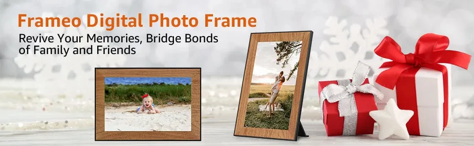 Description Picture 2 of itemFrameo Digital Picture Frame 10.1 Inch 16GB Smart WiFi Digital Photo Frame with 1280x800 IPS HD Touch Screen Wall Mountable