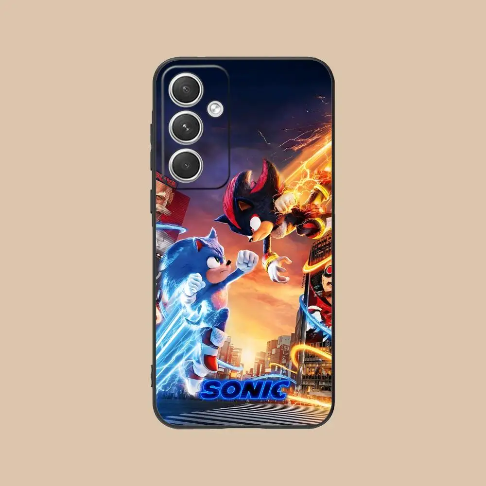 S-Sonic-C Stylish Anime Black Phone Case