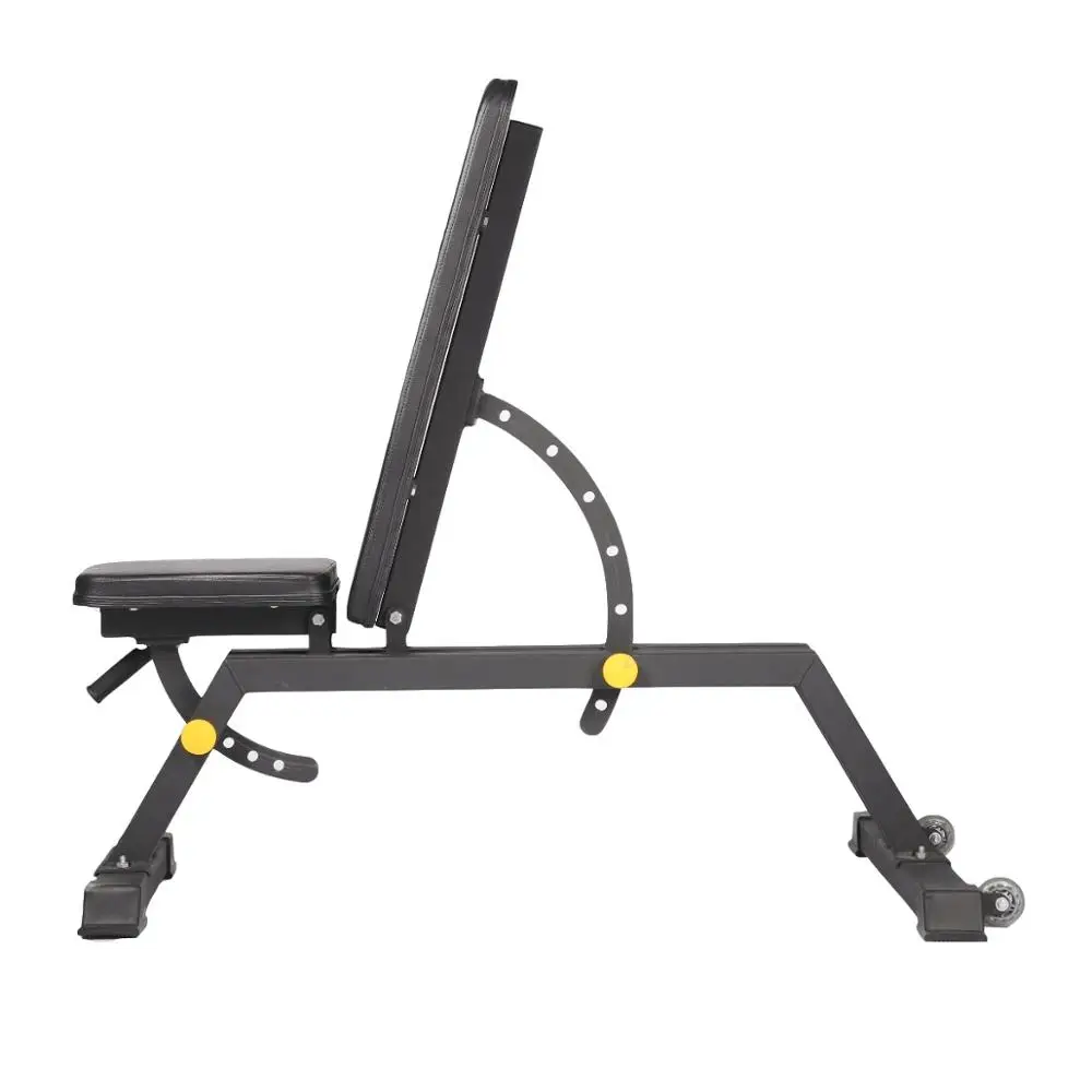 Abdominal training flat bench gym bench press sit up Fitness