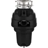 10-US-WM-658-3B Garbage Disposal Anti-Jam Stainless Steel Food Waste Grinding System, 1-1/4 HP Premium, Black 2