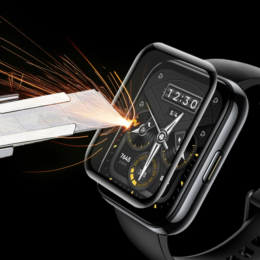 Realme Watch 3용 3D 곡선형 보호 필름 Realme Watch 2 2 Pro Smartwatch HD TPU 보호 필름용 스크린 프로텍터