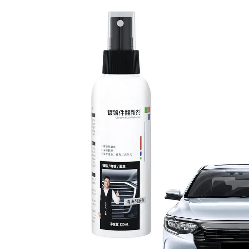 

Chrome And Metal Polish Crystal Plating Polish Spray For Car Environmentally Friendly Refurbishment Accessory For Metal Surfaces
