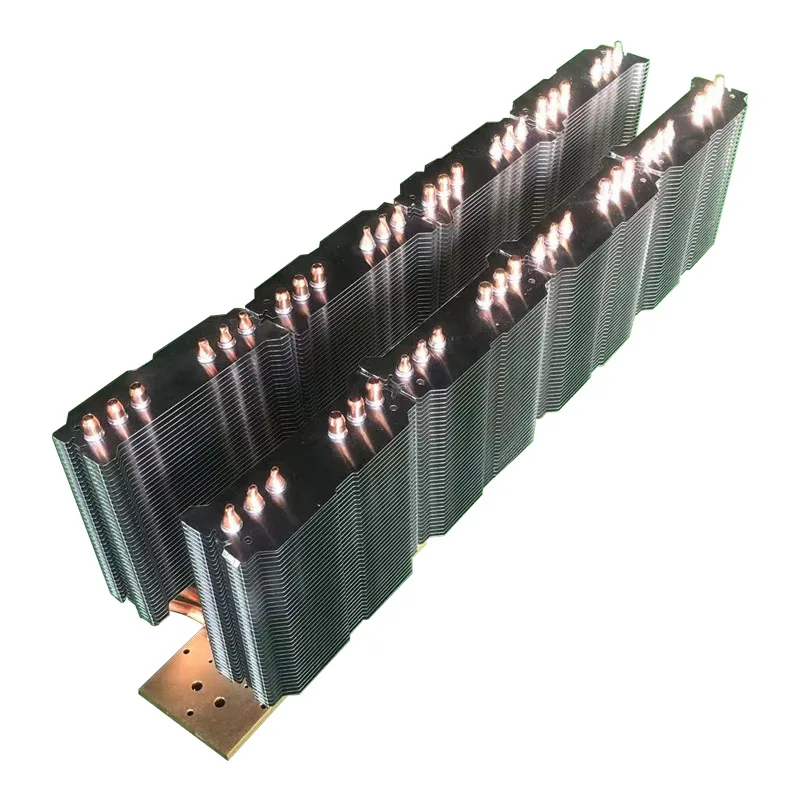 

Dongguan Big Sale Aluminum Zipper Fin Stage Light Heat Radiator 6 Heat Pipes Heat Sink 1200W LDE radiator