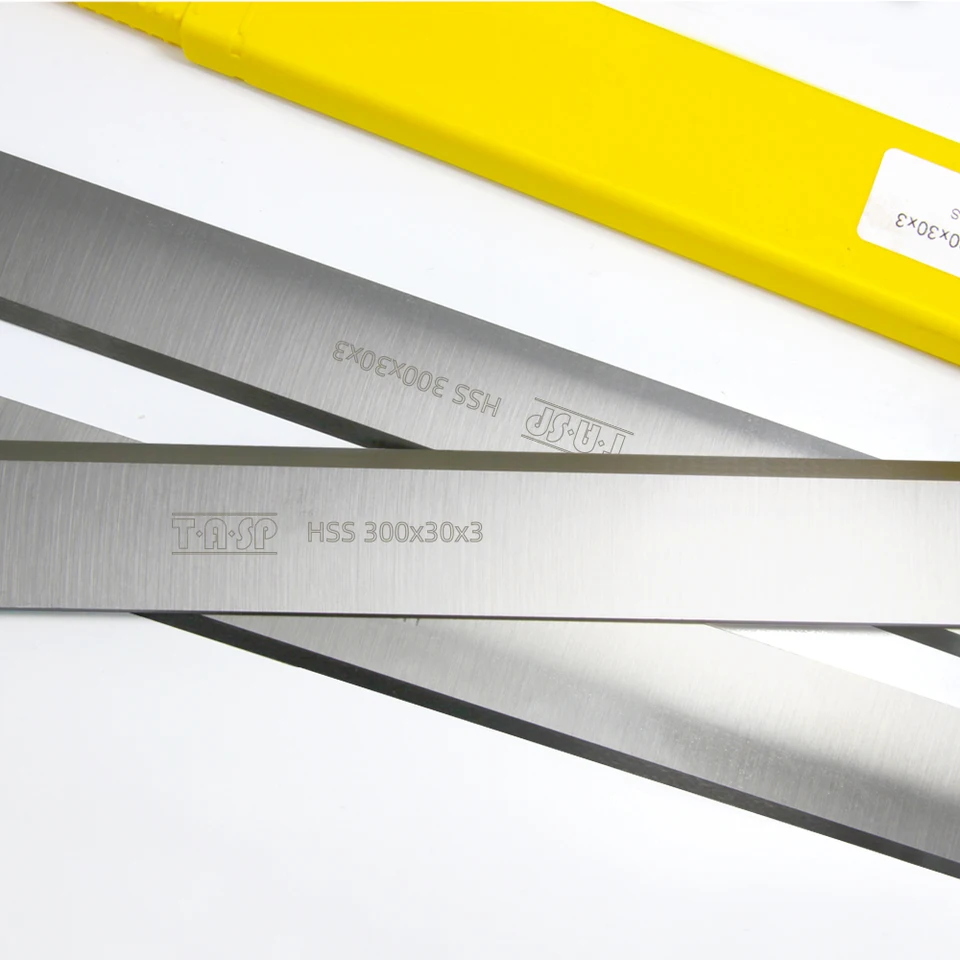3 lames de rabot 300 x 30 x 3 mm HSS % tungstène 18 % haute qualité