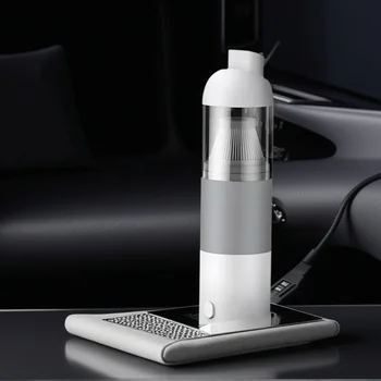 Aspirateur à main – Rechargeable pour poils de voiture/bureau/maison et d'animaux (blanc) 1