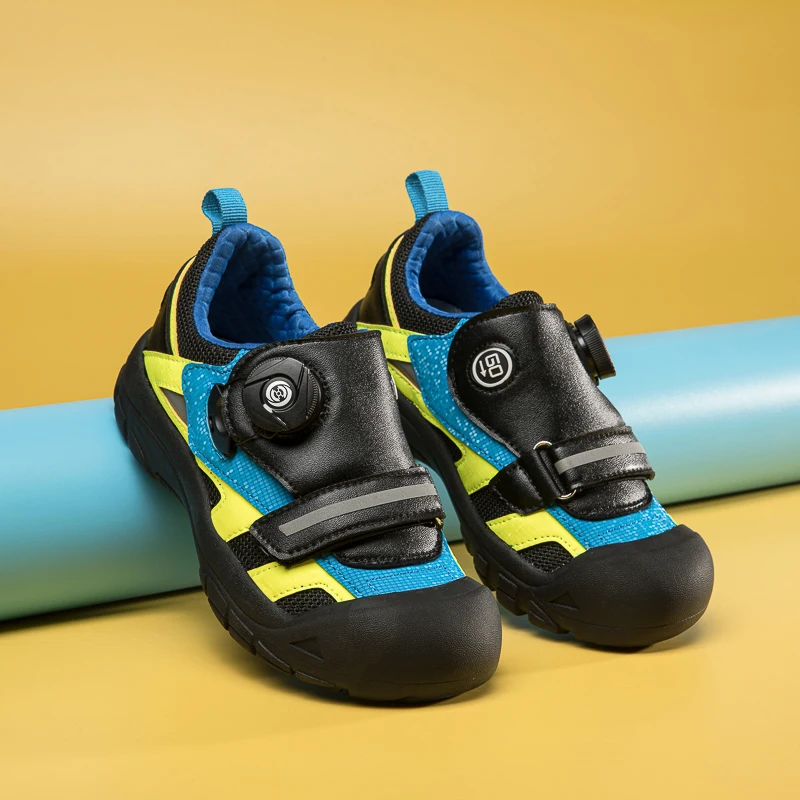 Outdoor Children's Sports Shoes Skating Training Shoes Professional Motorcycle Bicycle Balance Bike Riding Shoes Rubber Soles