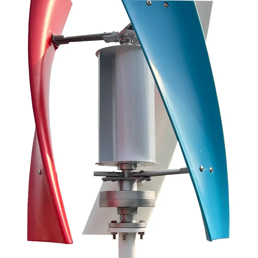 ping Wind Turbine 3000W 5000W 6000W 48V Vertical Generator Permanent Magnet Suspension Low Wind Start Household Control