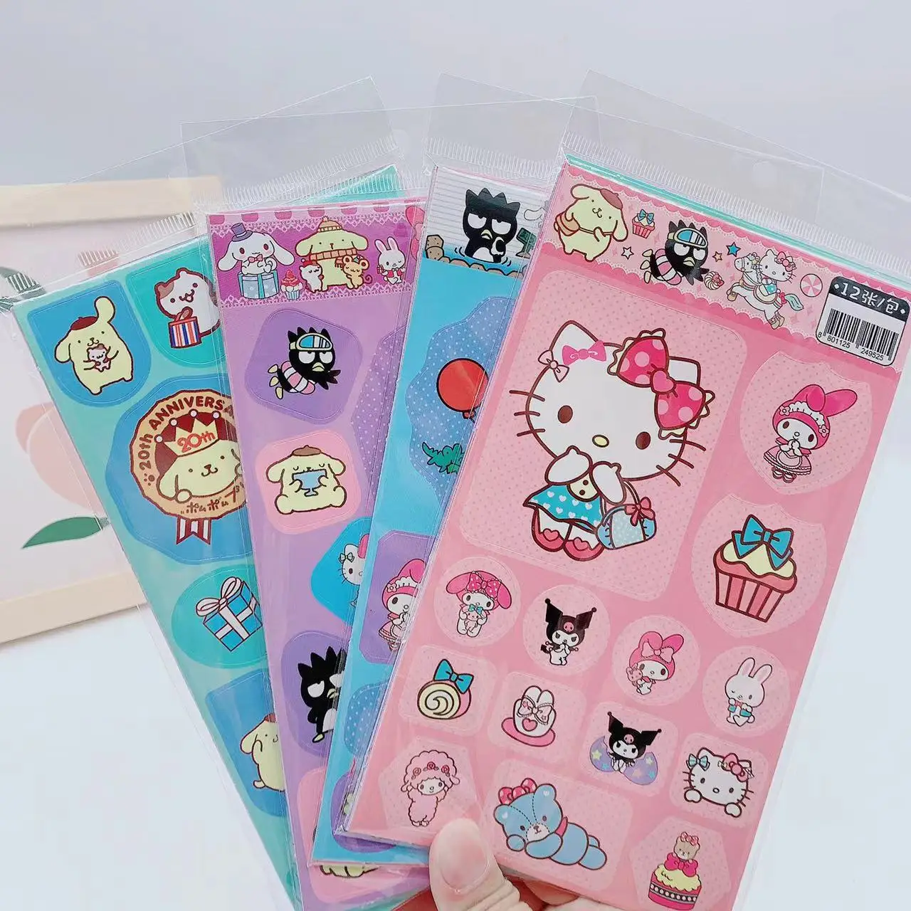 sanrio-cinnamon-roll-stickers-sanrio-waterproof-sticker-cartoon
