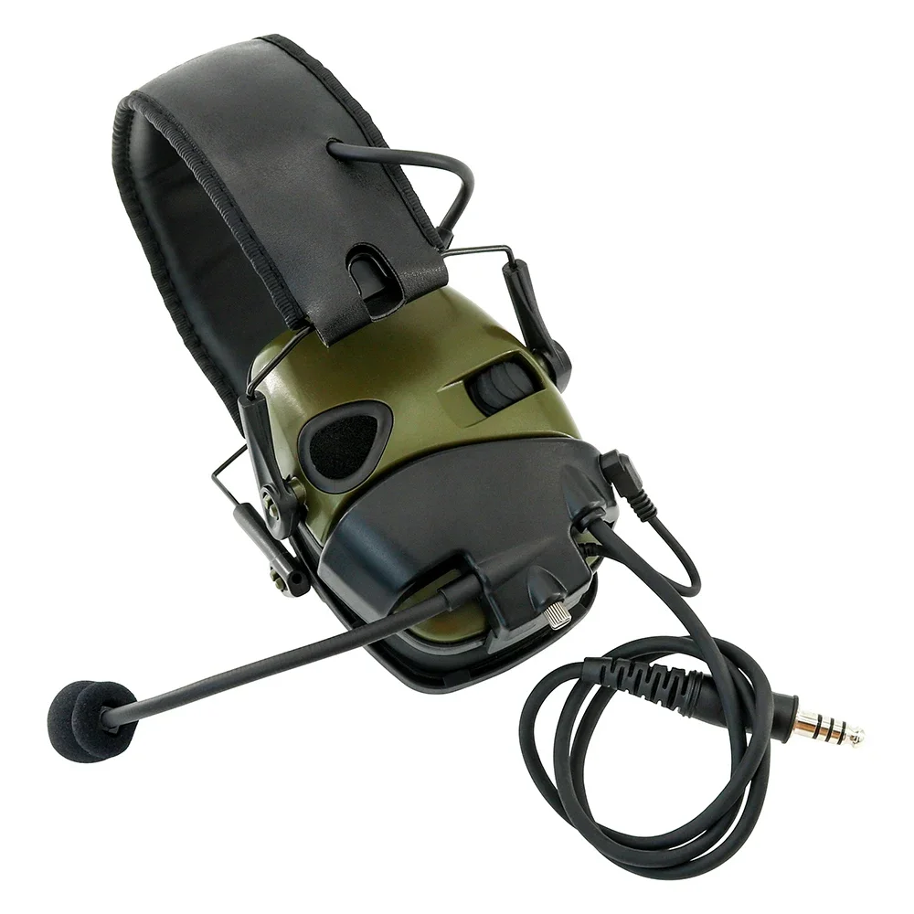 Walkie Talkie Headset HEARGEAR External Mic Kit Tactical U94 Ptt for Howard Leight Earmuffs