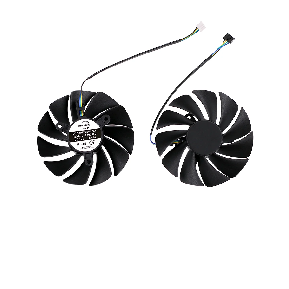 Zotac 게임용 트윈 엣지 그래픽 카드 쿨러, GA92S2U 냉각 선풍기, RTX3050, RTX3060, RTX3060Ti, 선풍기 GFY09215M12SPA, 88mm, 신제품