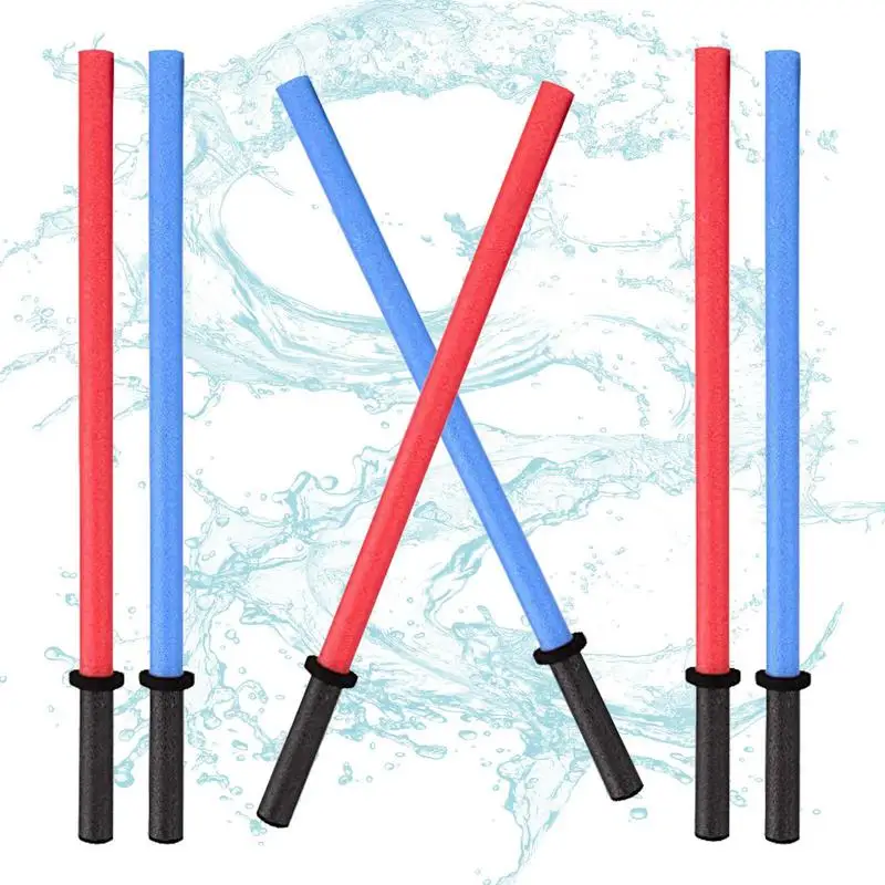 

Flexible Water Float Aids Woggle Noodles Pool Swim Noodles With Light Red Blue Noodles Foam Water Float Aid Pool Noodles