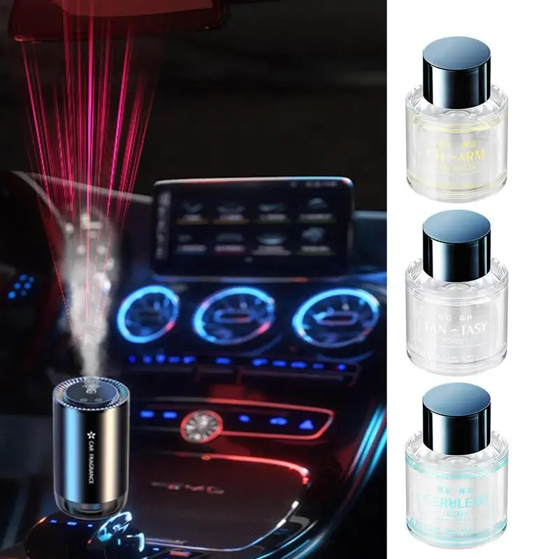 

For Car Ultrasonic Aroma Diffuser Humidifier Portable Smart Car Fragrance Air Freshener Cool Mist Maker Air Humidifier Purifier